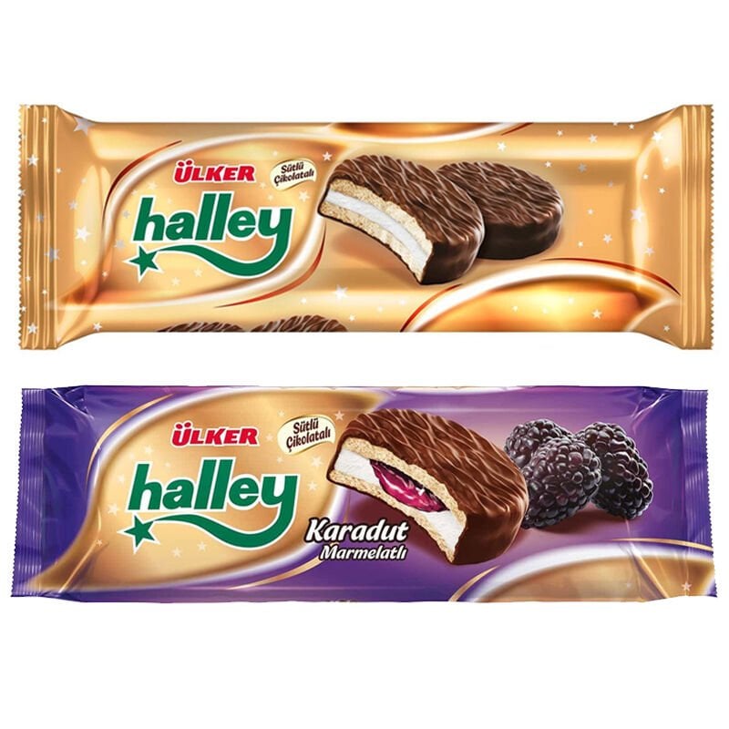 Halley Çikolatalı Sandviç Bisküvi 240 Gr