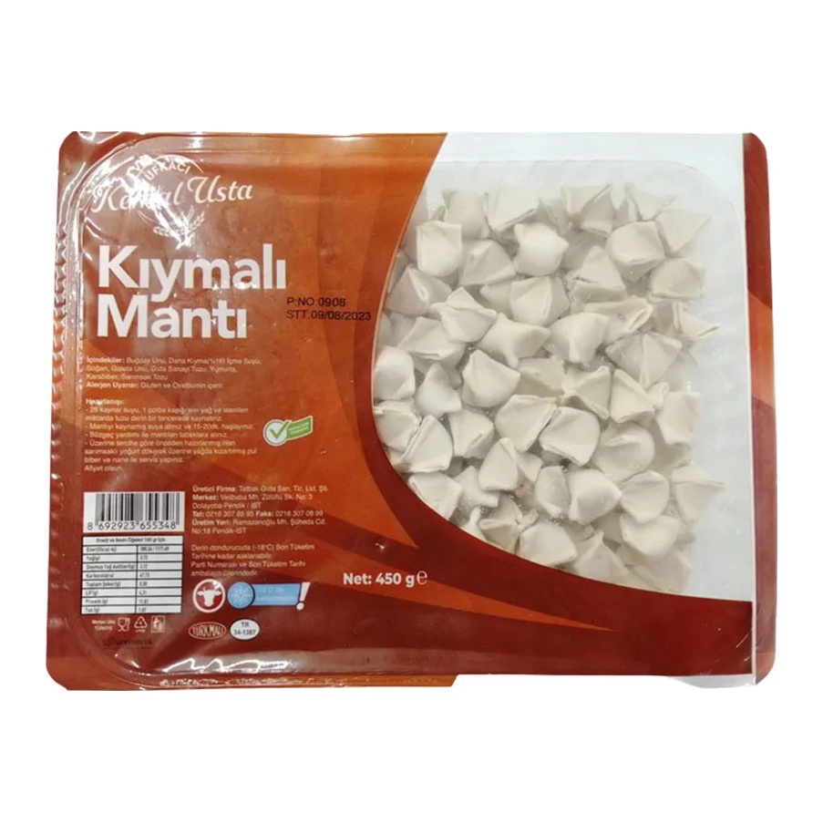 Yüksel Kemal Usta Ev Tipi Mantı 450 Gr