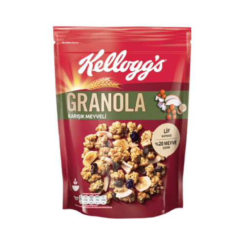 Kellogg's Karışık Meyveli Granola 250 Gr