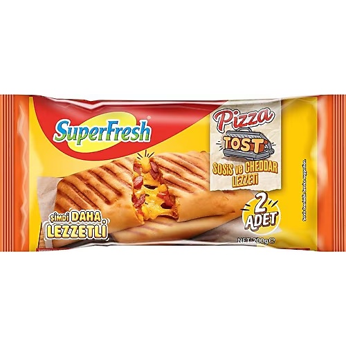 Superfresh Cheddarlı Tost Pizza 2'li 200 Gr