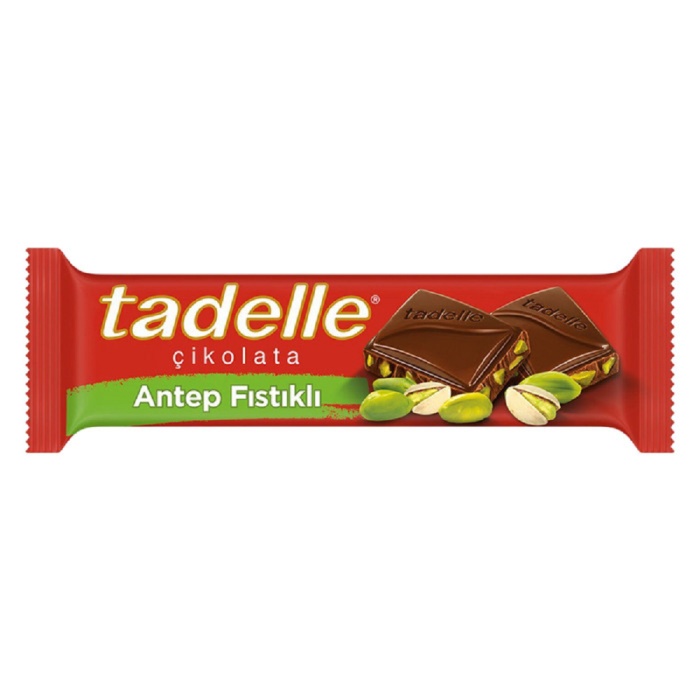 Tadelle Antep Fıstıklı Sütlü Tablet Çikolata 30 Gr