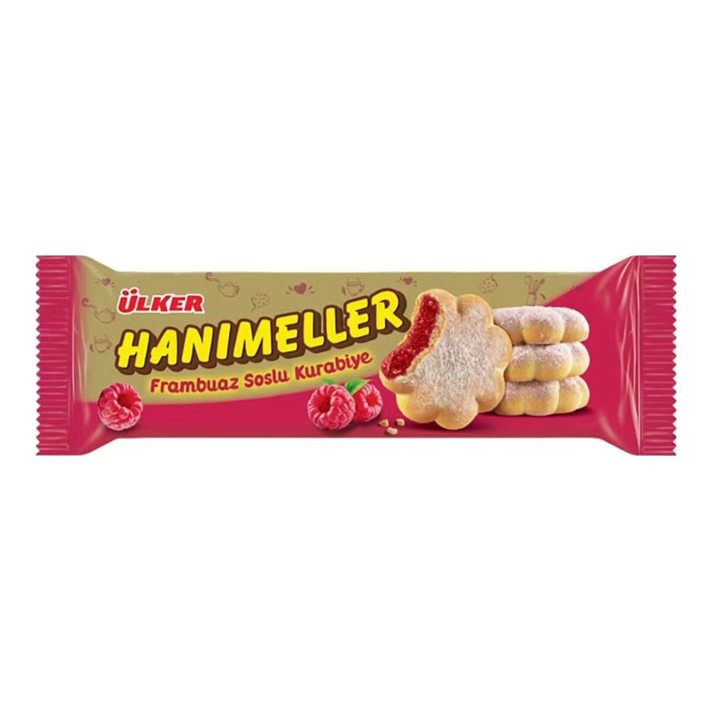 Ülker Hanımeller Frambuaz Soslu Bisküvi 94.5 Gr