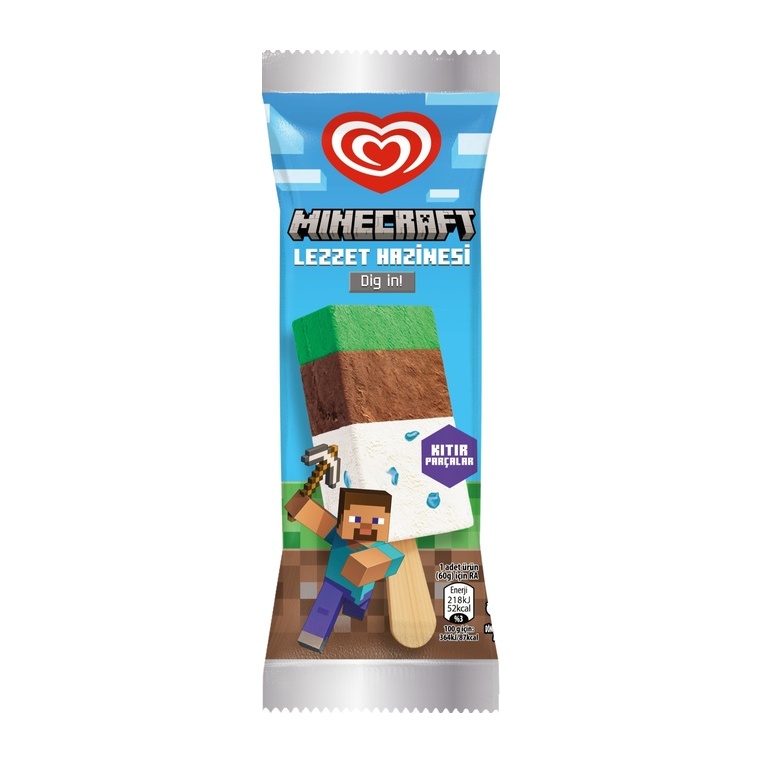 Algida Dnd Minecraft 78 Ml