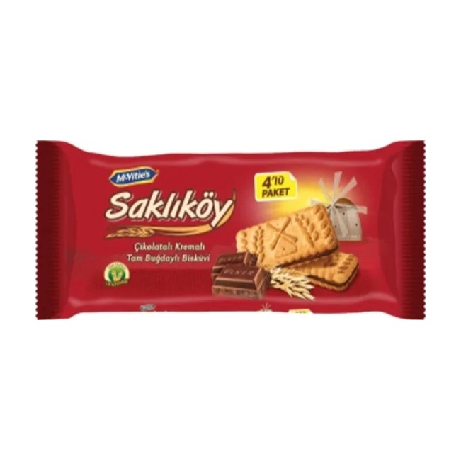 Ülker Saklıköy Bisküvi 4'lü 400 Gr
