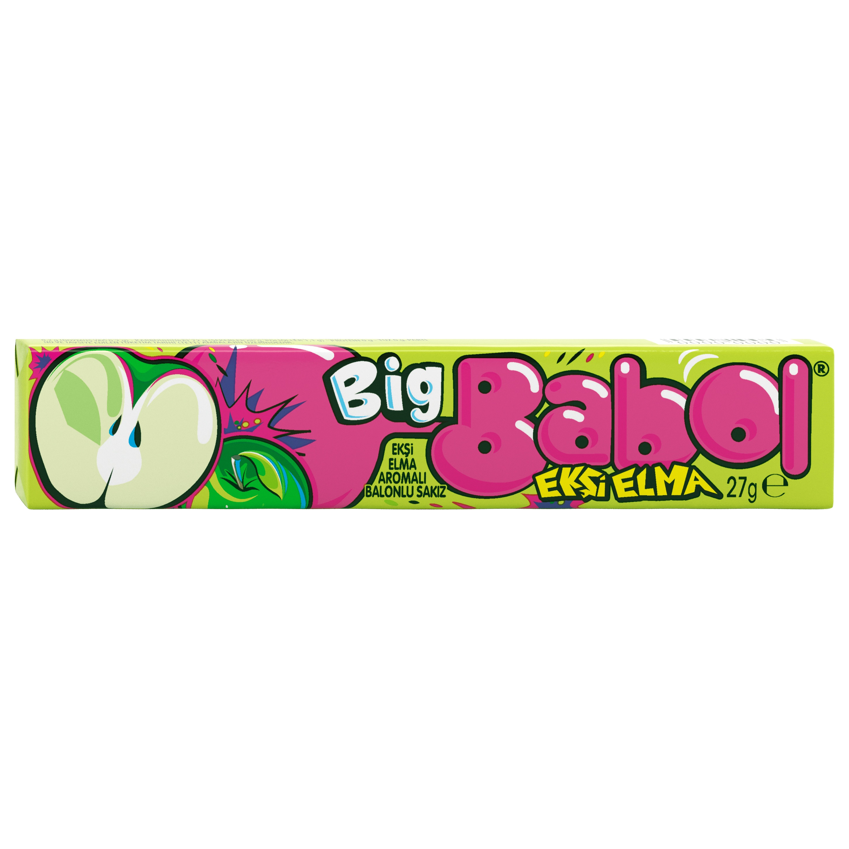 Bigbabol Ekşi Elma Aromalı Sakız 27 Gr