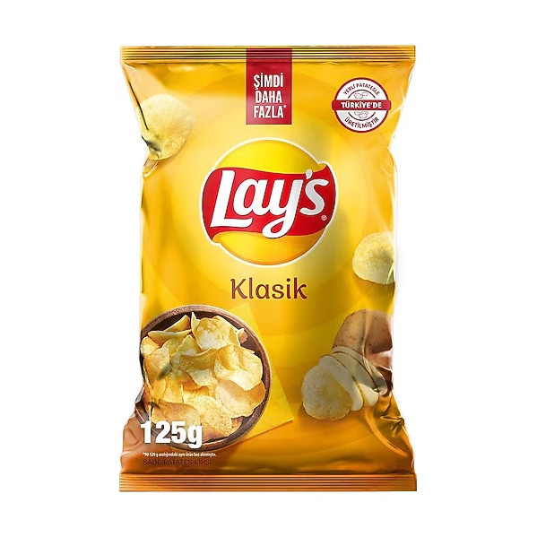 Lays Klasik Patates Cipsi 125 Gr