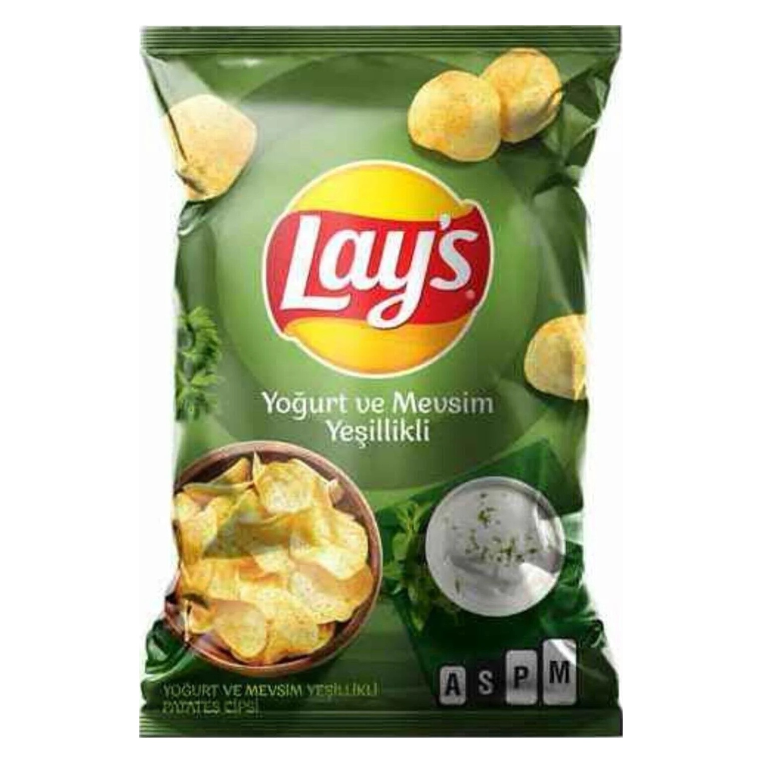 Lays Yoğurt & Mevsim Yeşillikli Patates Cipsi 125 Gr