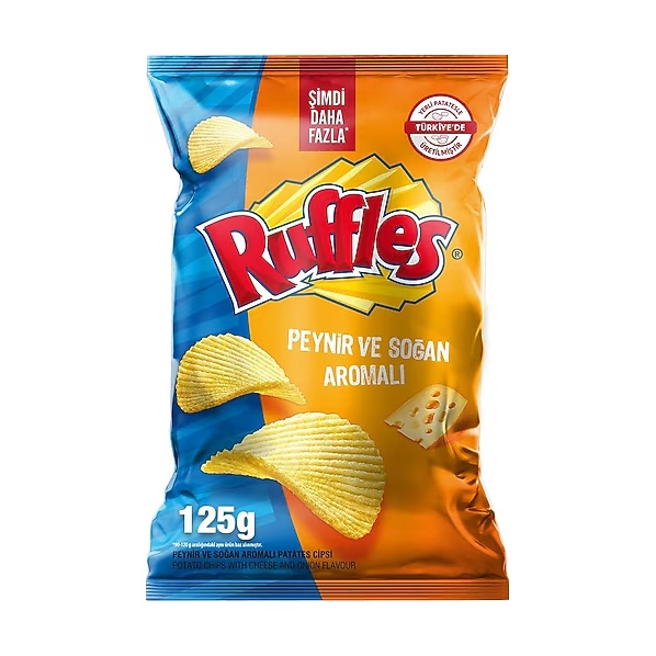 Ruffles Peynir & Soğan Patates Cipsi 125 Gr