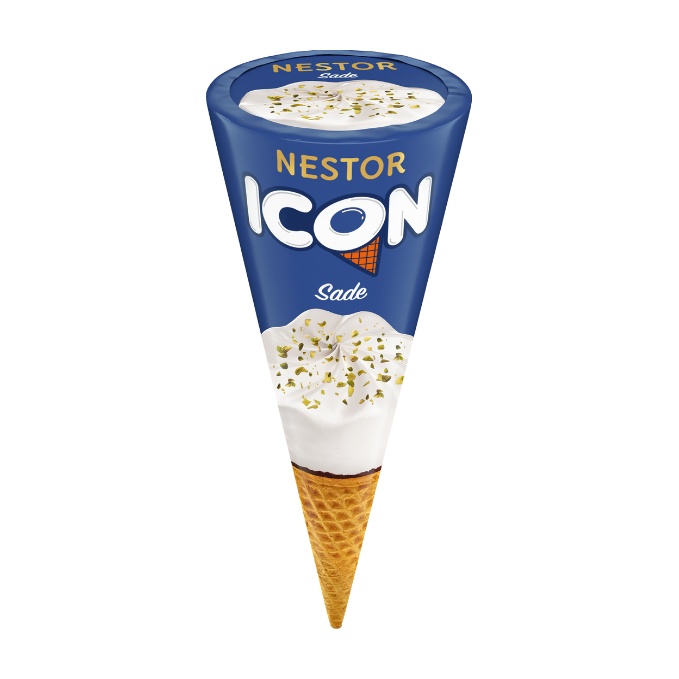 Nestor Icon Sade Kornet Dondurma 120 Ml