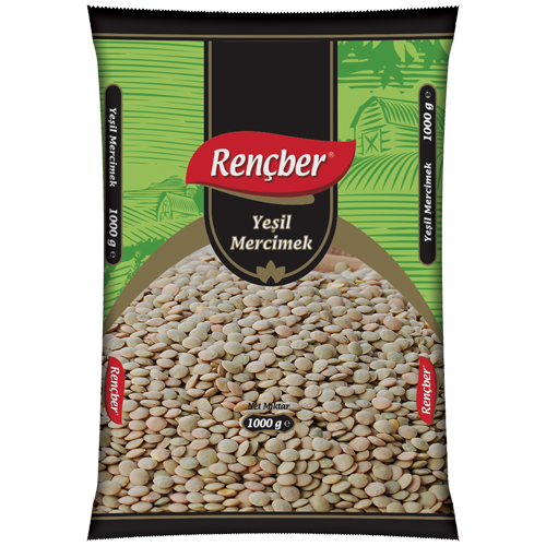 Rençber Yeşil Mercimek 1 Kg