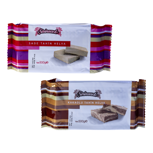 Şirinzade Sade/Kakaolu Helva 500 Gr