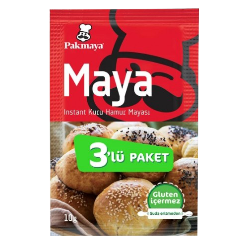 Pakmaya Instant Kuru Hamur Mayası 3x10 Gr