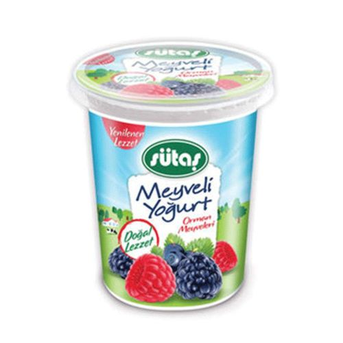 Sütaş Çilek & Orman Meyveli Yoğurt 500 Gr