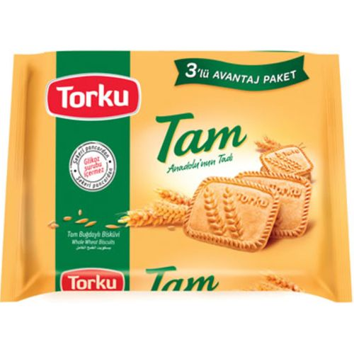 Torku Tam Buğday Bisküvi 3'lü 393 Gr