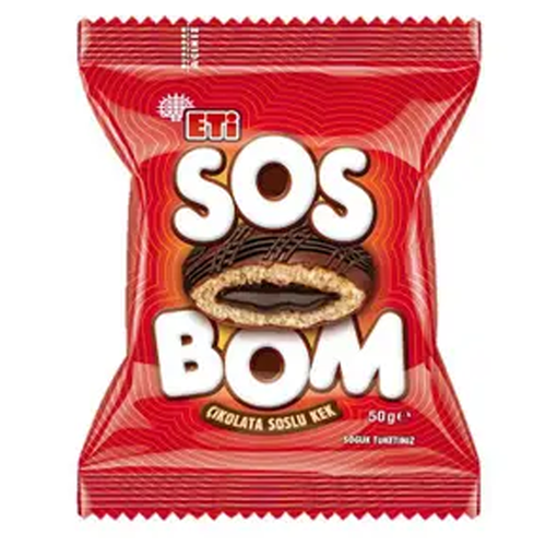 Eti Sosbom Çikolata Soslu Kek 50 Gr