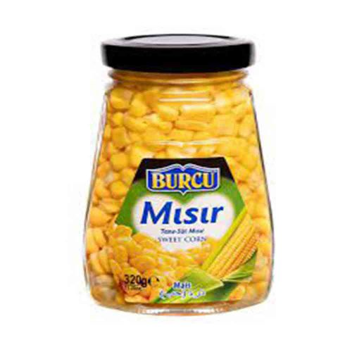 Burcu Cam Konserve Mısır 320 Gr