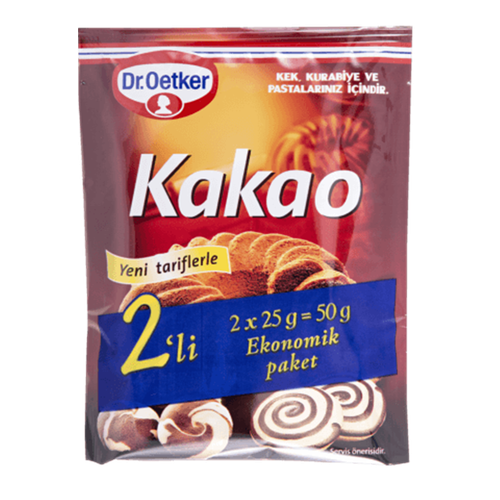 Dr. Oetker Toz Kakao 2x25 Gr