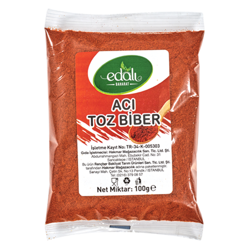 Edalı Toz Acı Biber 100 Gr
