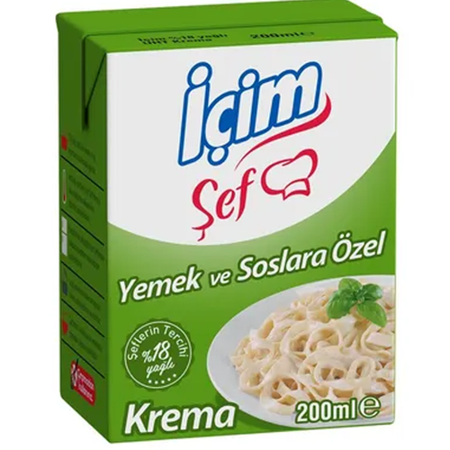 İçim %18 Yağlı Süt Krema 200 Gr