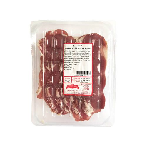 Çapanoğlu Çemensiz Pastırma 120 Gr