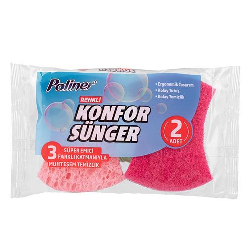 Poliner Konfor Bulaşık Süngeri 2 Adet
