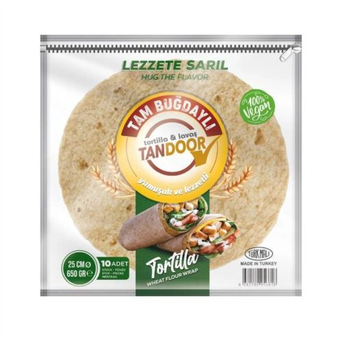 Tandoor Tam Buğdaylı Lavaş Tortilla 650 Gr