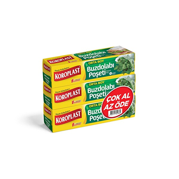 Koroplast Buzdolabı Poşeti 3x30 Adet