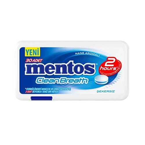 Mentos Nane Aromalı Draje Sakız 30 Gr