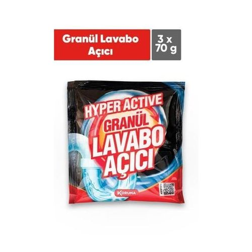 Hyper Active Granül Lavabo Açıcı 3'lü 210 Gr