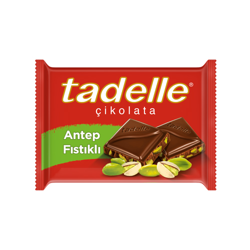 Tadelle Antep Fıstıklı Bol Sütlü Tablet Çikolata 60 Gr