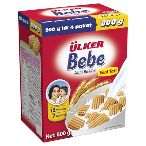 Ülker Bebe Bisküvisi 4'lü 800 Gr