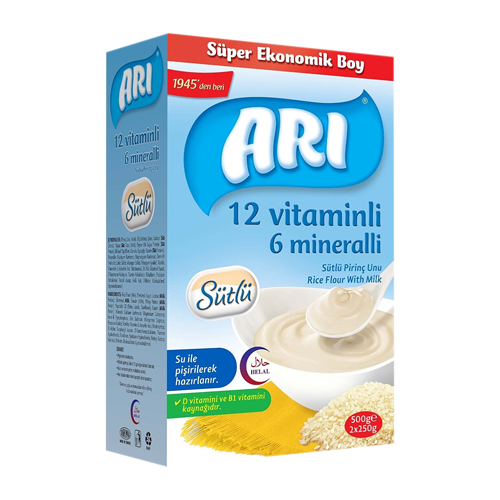 Arı Sütlü Pirinç Unu 500 Gr