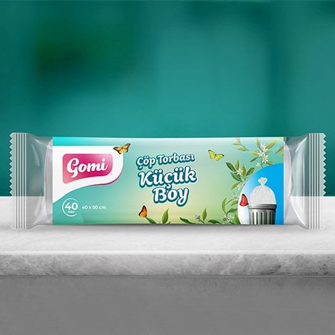 Gomi Pristino Küçük Boy Çöp Torbası 40x50 Cm 40 Adet
