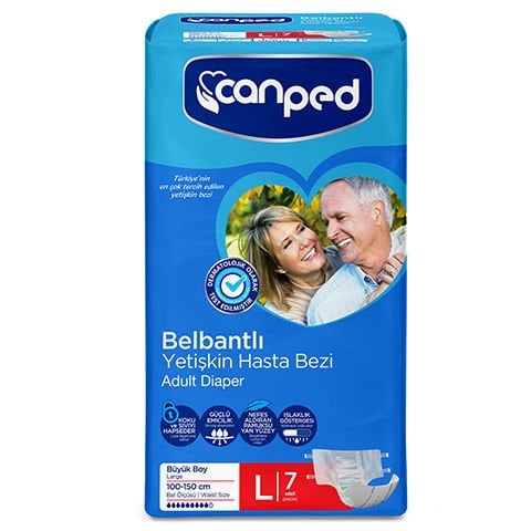 Canped Büyük Boy Hasta Bezi 7 Adet