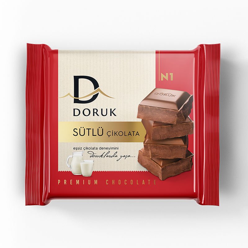 Doruk Sütlü Kare Çikolata 60 Gr