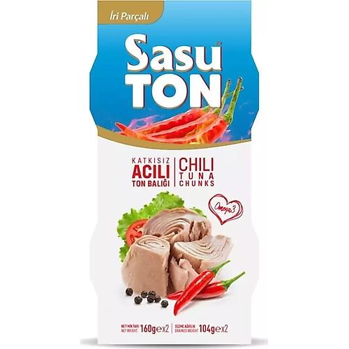 Sasu Acılı Ton Balığı 2x160 Gr
