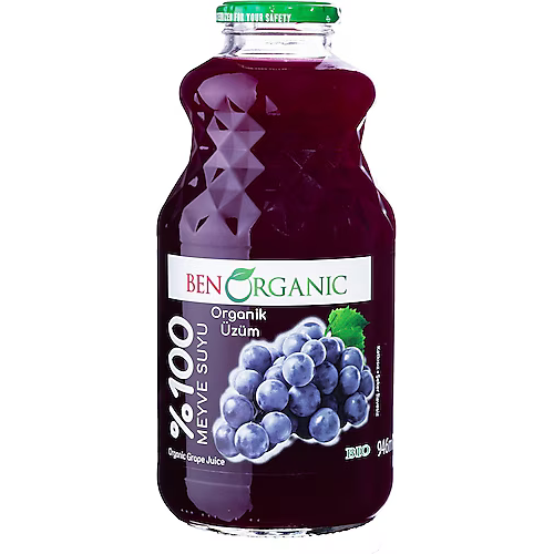 Benorganic Organik Üzüm Suyu 946 Ml