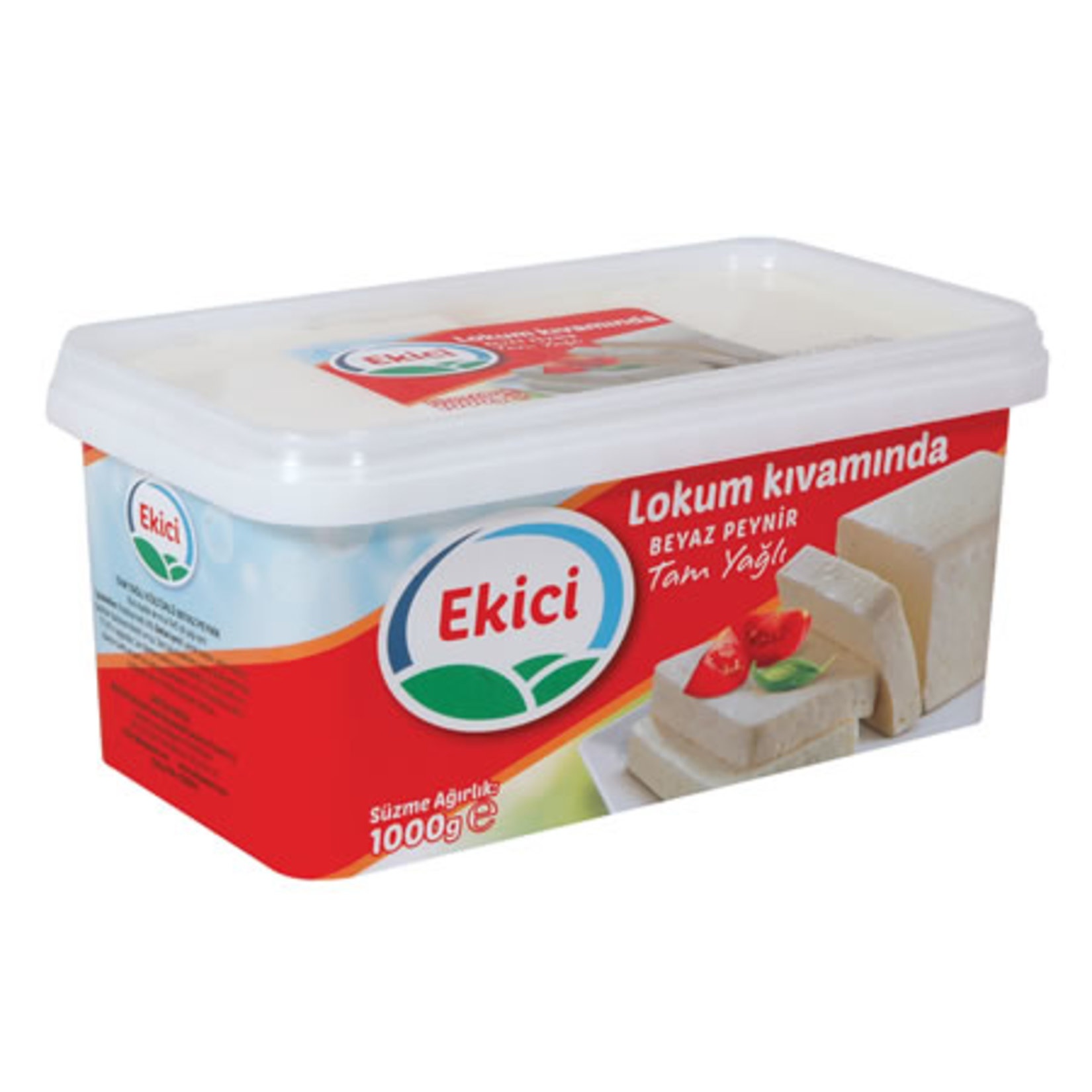 Ekici Tam Yağlı Beyaz Peynir Plastik 1 Kg