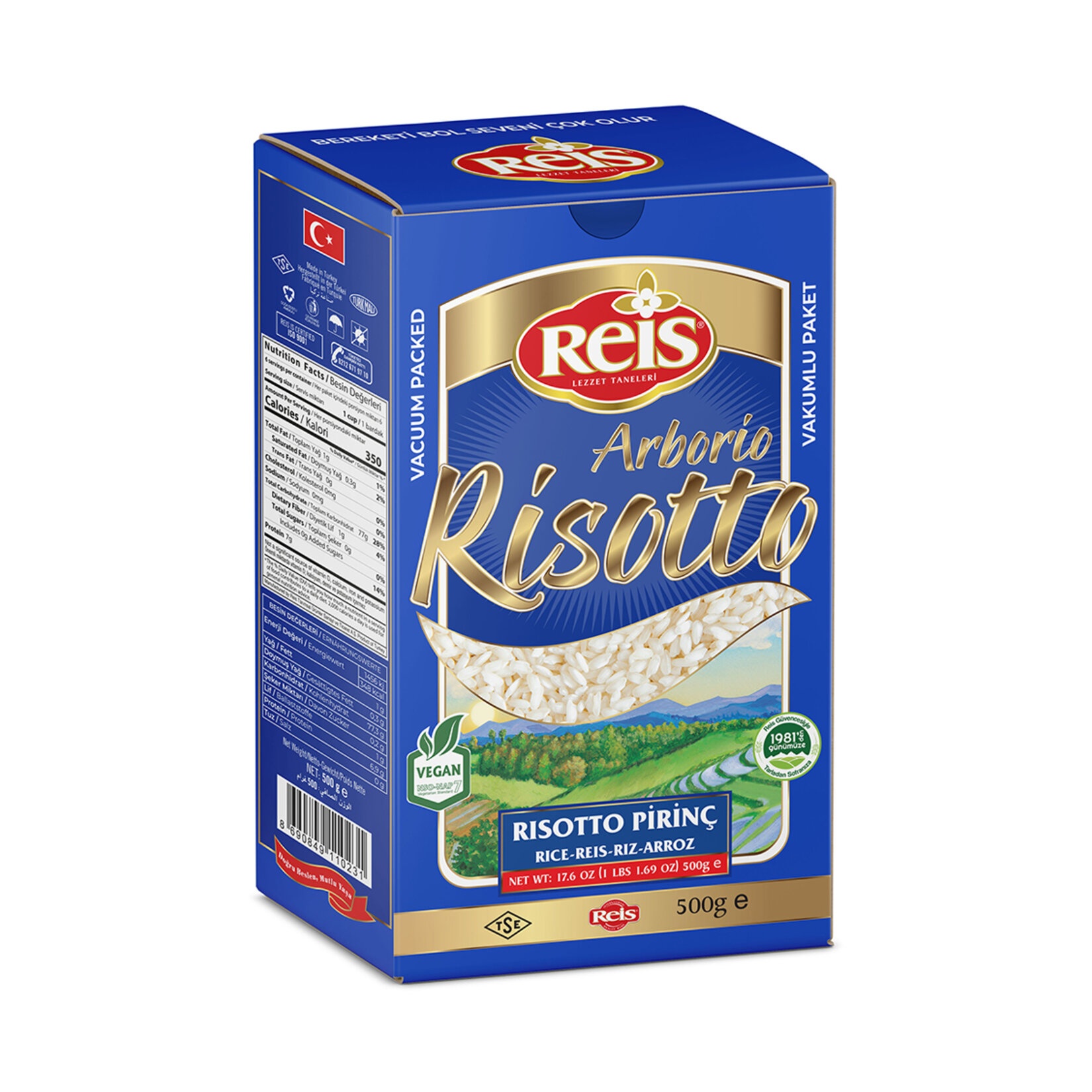 Reis Risotto Arborio Pirinç 500 Gr