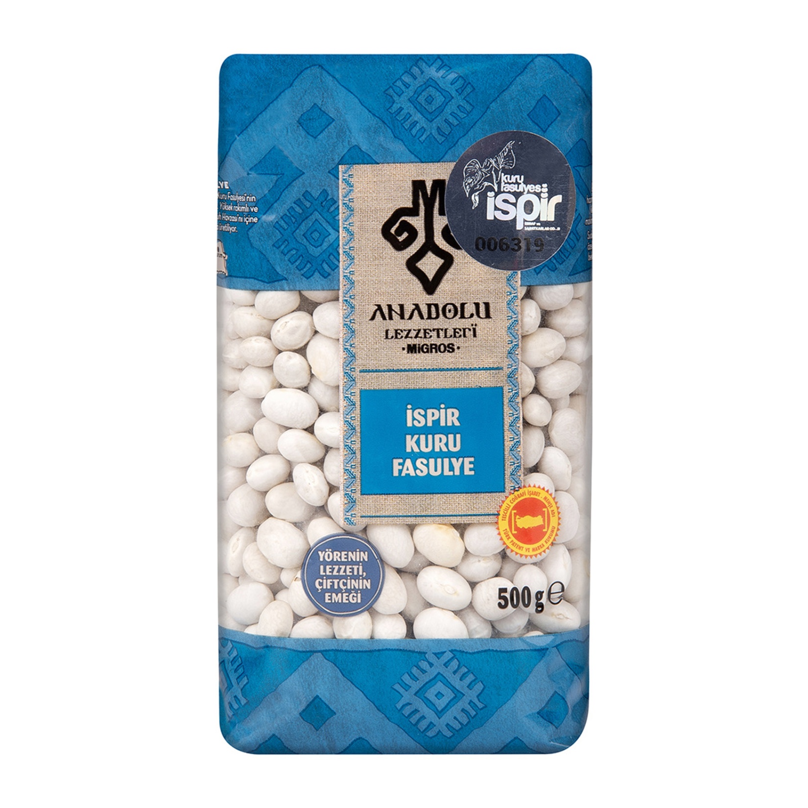 Anadolu Lezzetleri İspir Kuru Fasulye 500 Gr