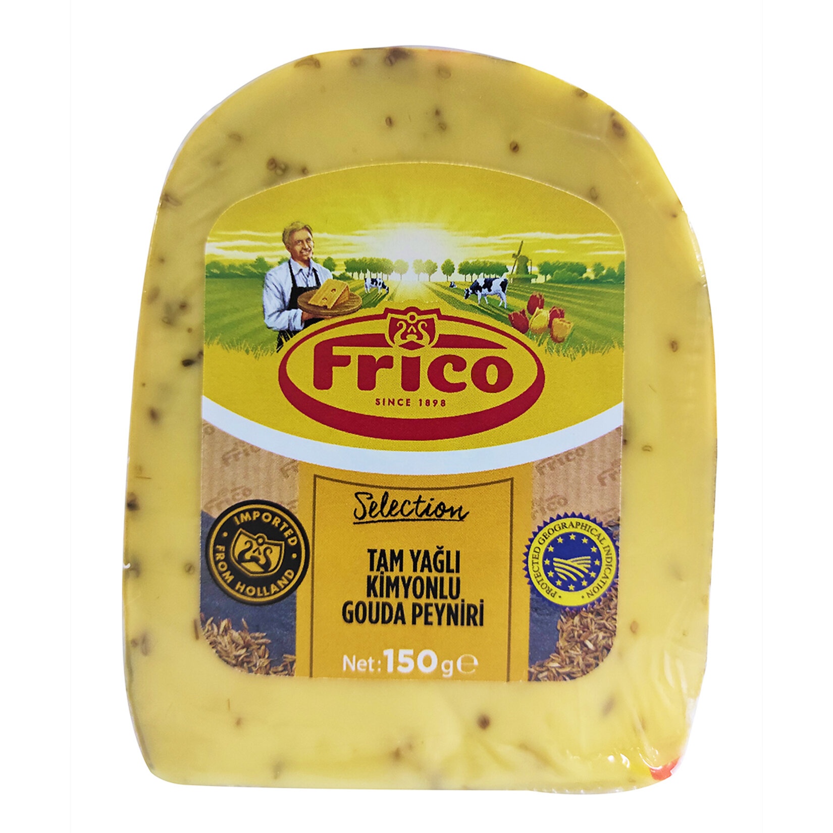 Frico Tam Yağlı Kimyonlu Gouda Peynir 150 Gr
