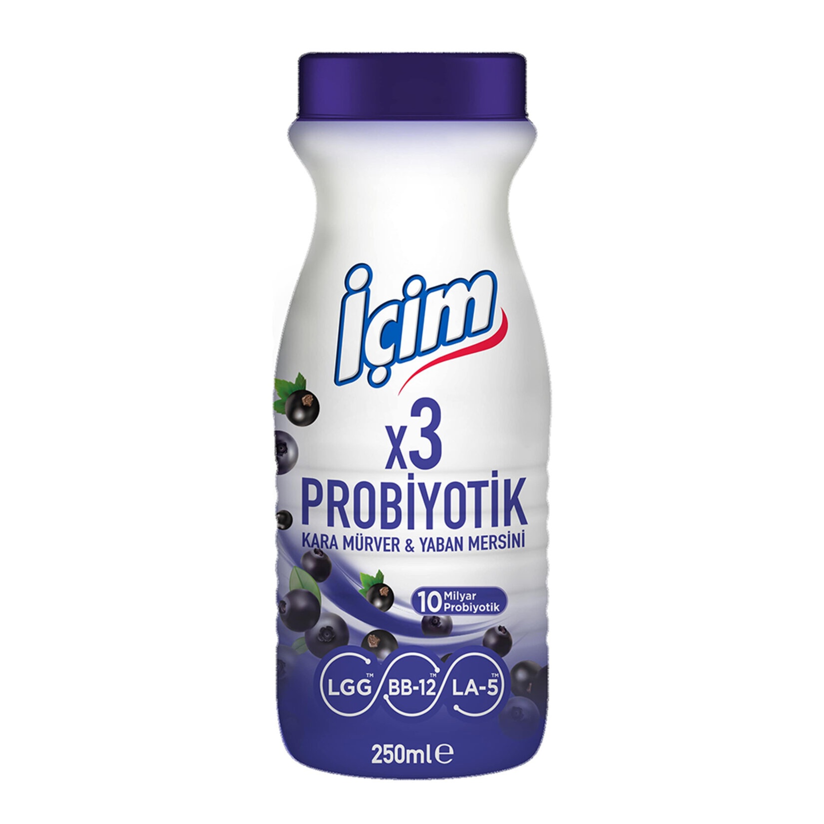 İçim Probiyotik Kara Mürver ve Yaban Mersinli İçecek 250 Ml