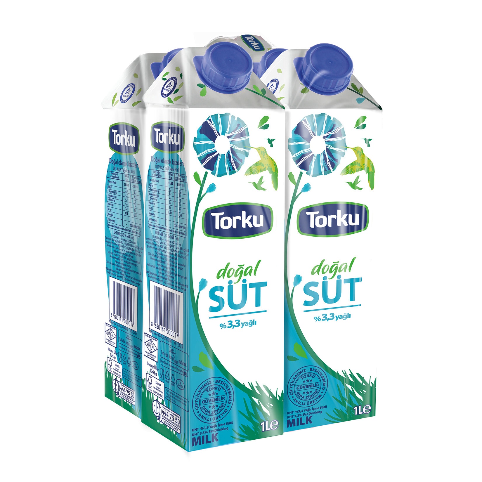 Torku UHT Süt 4x1 Lt