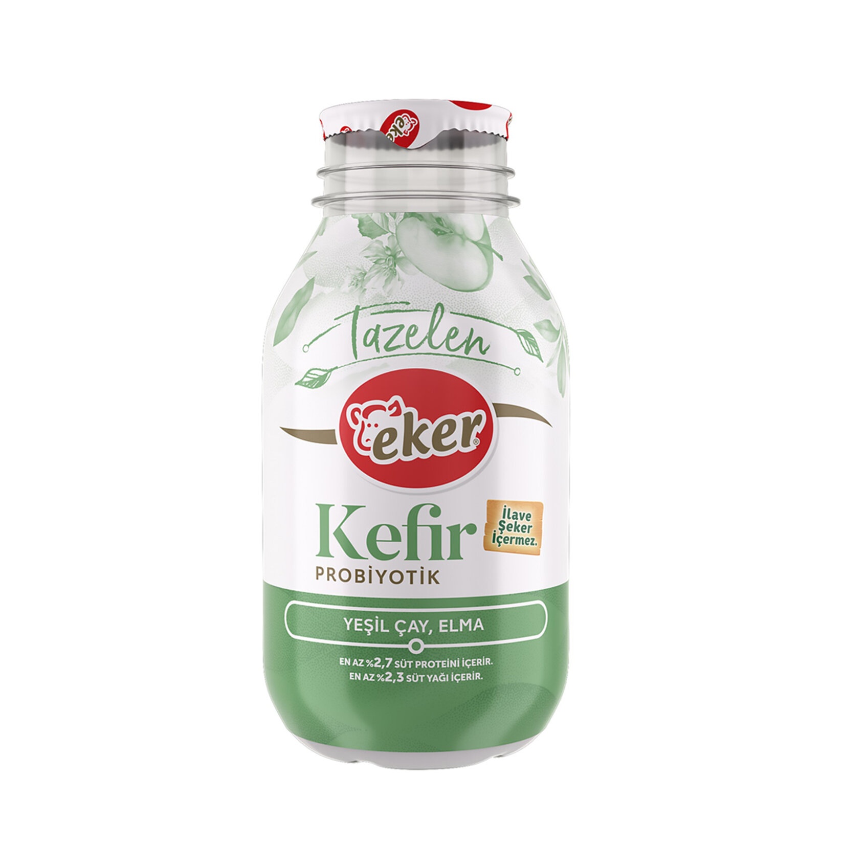 Eker Yeşil Çaylı Elmalı Kefir 290 Ml