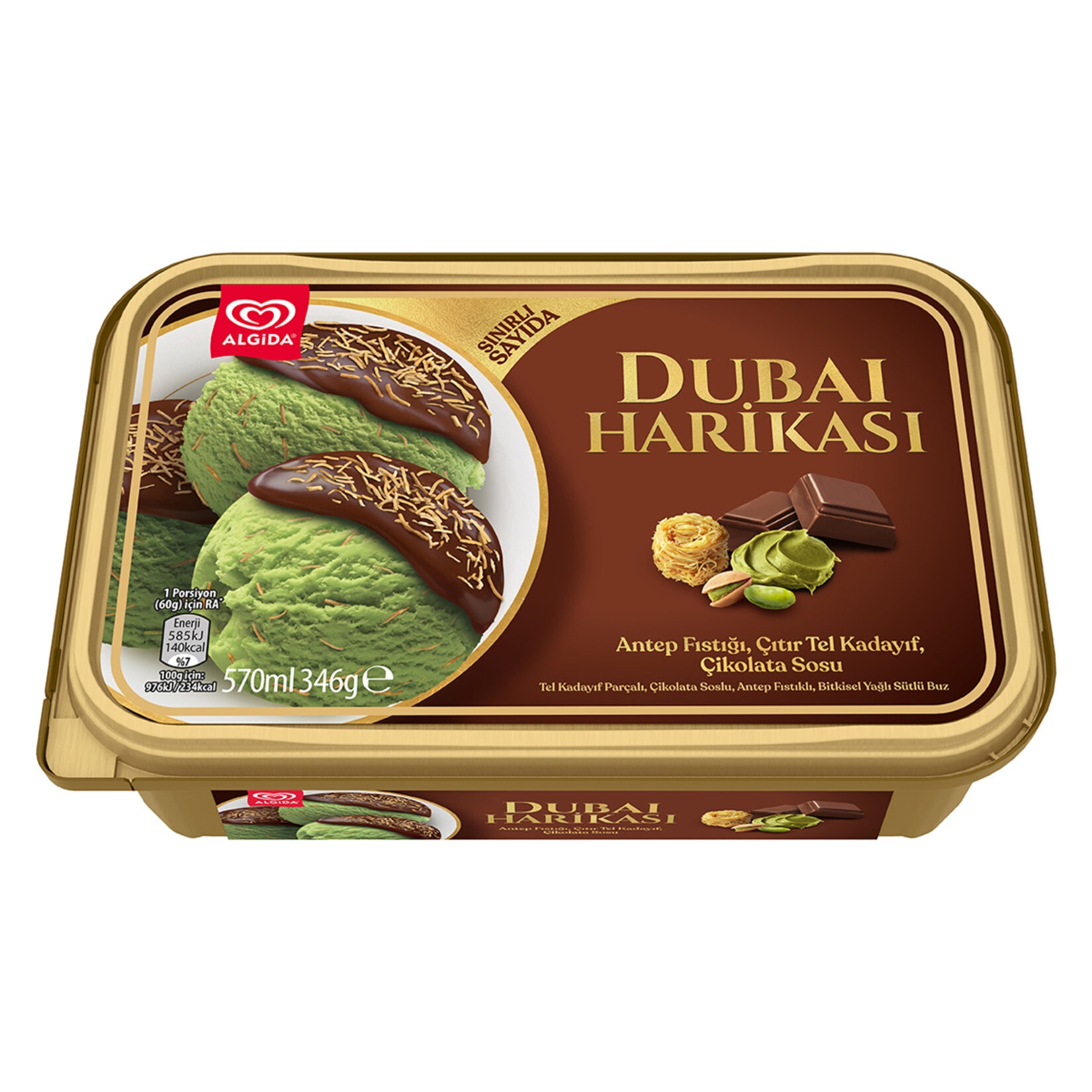 Algida Dubai Harikası Dondurma 570 Ml