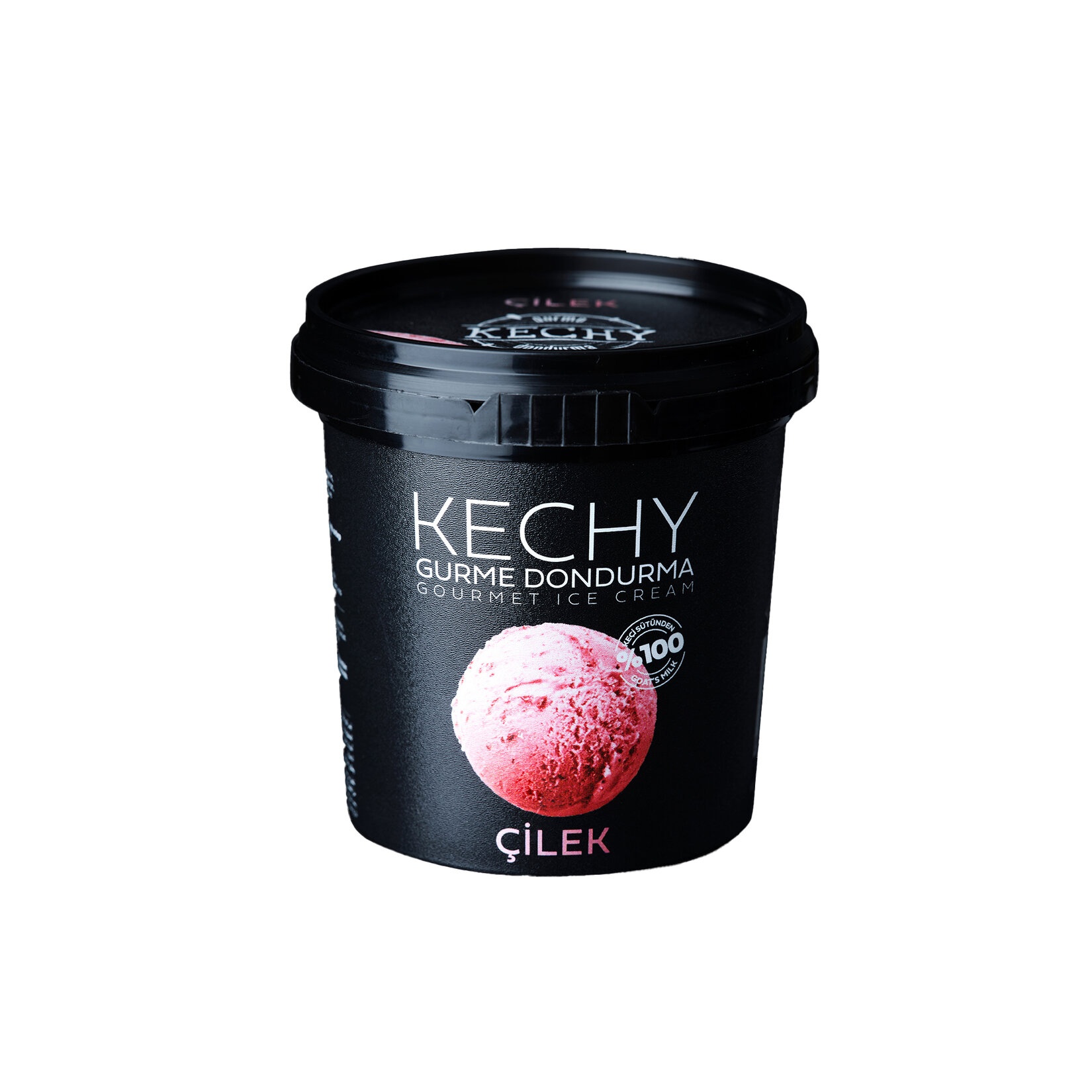 Kechy Gurme Çilek Dondurma 500 Ml