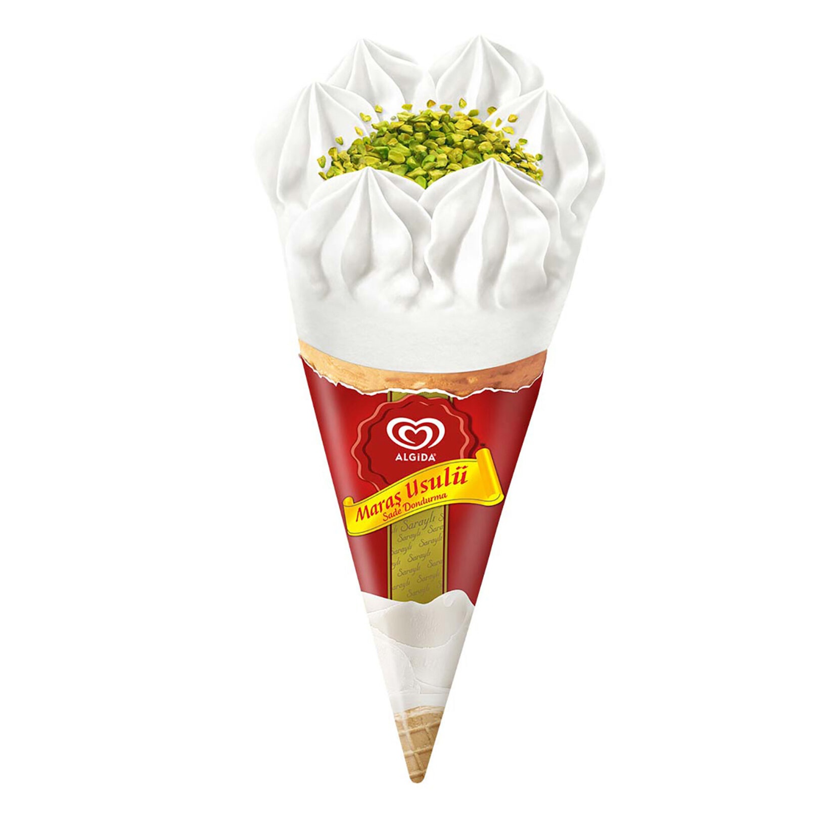 Algida Maraş Usulü Kornet Dondurma 115 Ml