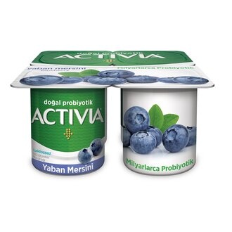Activia Probiyotik Yoğurt Yaban Mersini 4x100 Gr