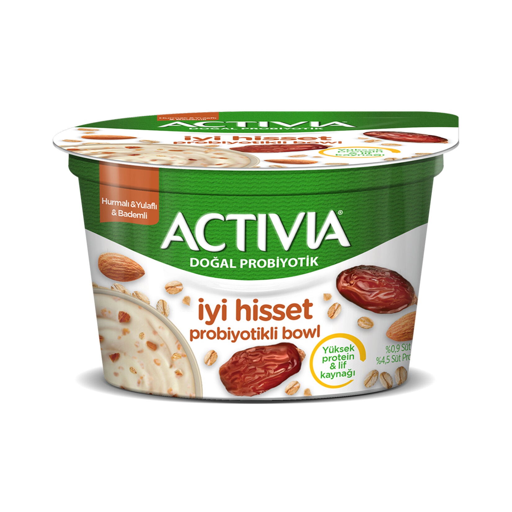 Activia İyi Hisset Probiyotik Bowl Hurma Yulaf Badem 150 Gr