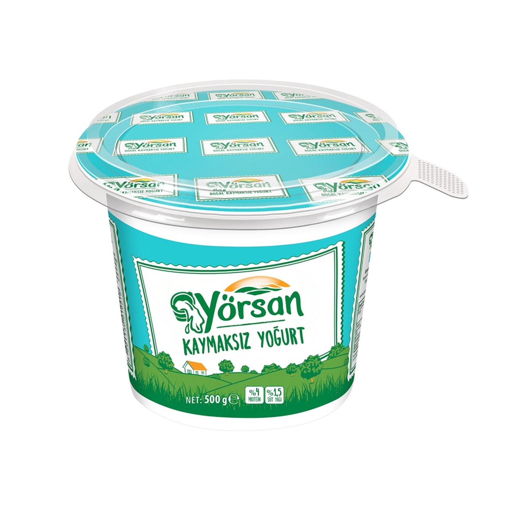 Yörsan Yarım Yağlı Homojenize Yoğurt 500 Gr
